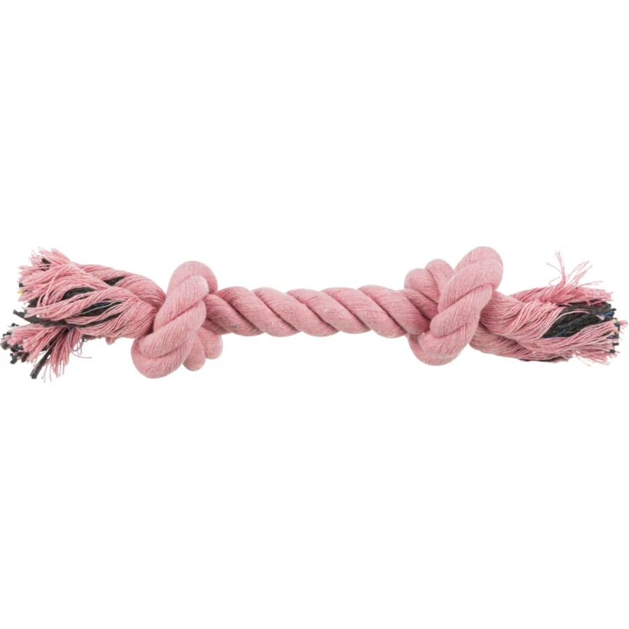 TRIXIE, touwspeeltje met 2 knopen honden, 20cm, multicolor