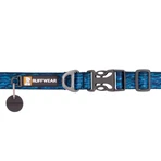 RUFFWEAR Flat Out Oceanic Distortion, regulowana obroża dla psa, niebieska, L(51-66 x 2.5cm): ceny i cechy