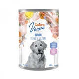CALIBRA Verve GF Senior, XS-XL, Turkey and Lamb, canned grain-free wet food for senior dogs, (pate), 400g