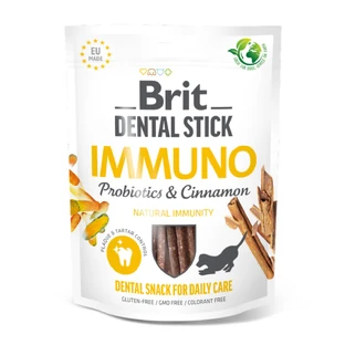BRIT Dental Stick Inmuno Stick Canela y Probióticos, XS-XL, bolsa de recompensas funcionales perros, inmunidad, 120g