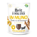 BRIT Dental Stick Inmuno Stick Canela y Probióticos, XS-XL, bolsa de recompensas funcionales perros, inmunidad, 120g
