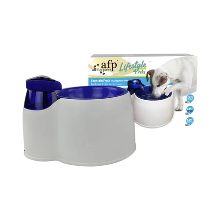 ALL FOR PAWS Fountain Fresh, dog fountain, round, plastic, various colors, XS-M(3l)