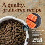 TASTE OF THE WILD Pacific Stream, saumon, croquettes sans céréales, 2kg