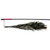 Trixie, fe feather fishing rod, toy, cats, multicolor, 47cm