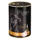 PIPER Dieren, XS-XL, Kwartel, graanvrij nat hondenvoer in blik, (in aspic), 800g