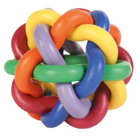TRIXIE, pelota para perro, caucho, 10cm, multicolor