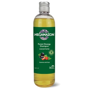 MEGAMAZON Forest Energy, champú para perros y gatos, Guaraná y Acai, frasco, 300ml