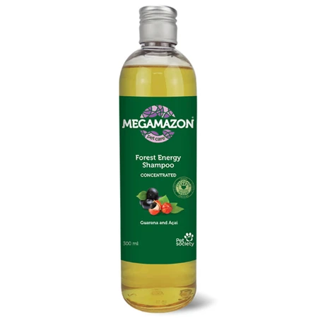 MEGAMAZON Forest Energy, champú para perros y gatos, Guaraná y Acai, frasco, 300ml