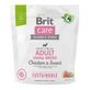 BRIT Care Sustainable Adult Small Breed, XS-S, Huhn und Insekten, Trockenfutter für Hunde, Verdauungssystem, 1kg
