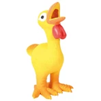 Trixie, speelgoed haan honden, met geluid, latex, 14cm, veelkleurig
