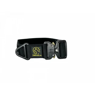 EURO JOE Tactical, collar para perro, ajustable, nylon, negro, hebilla Cobra, XXL(44-61 x 3.8cm)