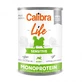 CALIBRA Life Sensitive, XS-XL, Conejo, comida húmeda en lata monoproteica sin cereales para perros, sistema digestivo, (paté), 400g