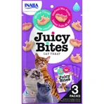 INABA Juicy Bites, Shrimps and Seafood, pouch, sachet, cereal-free cat food rewards sachet, semi-staple, 33g