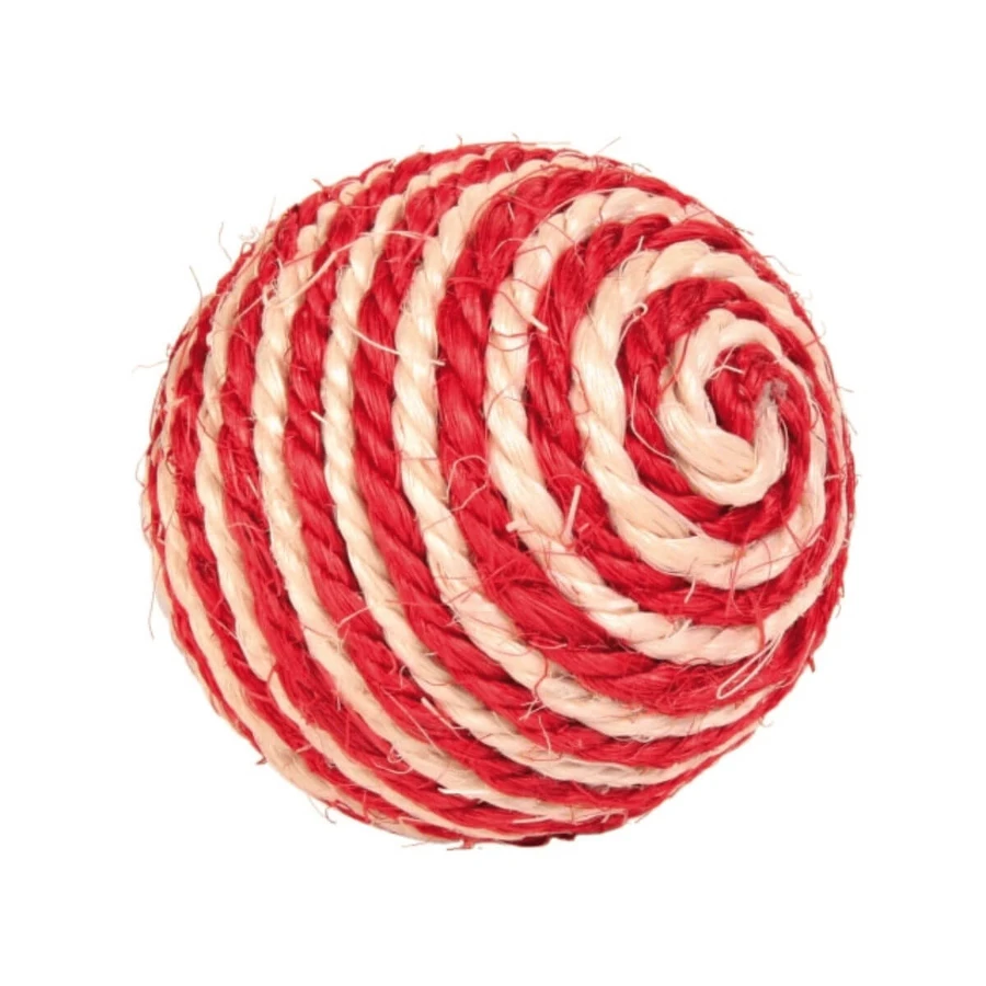 Trixie, balle d'herbe à chat, jouet pour chat, chat, sisal, avec son, multicolore, 6 cm
