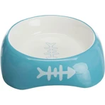 TRIXIE Cat, comedero para gatos, asimétrico, cerámica, varios colores, 0,2l, ⌀13cm
