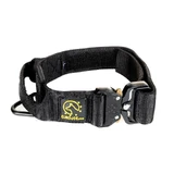 EURO JOE Tactical TC2+, obroża dla psa, uchwyt kontrolny, nylon, czarna, klamra Cobra, XL(25-53 x 3.8cm)
