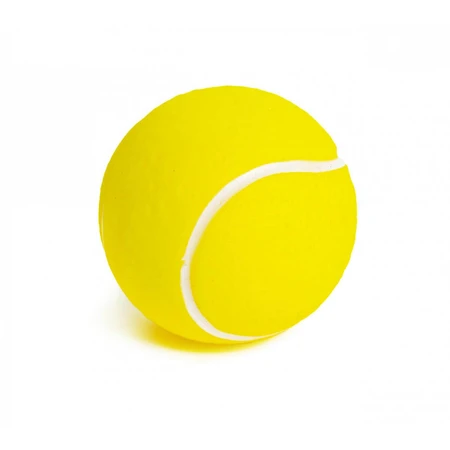 LEOPET Bal, apporteerspeeltje voor honden, XS-S, vinyl, fysieke activiteiten, geel, 7,5 cm