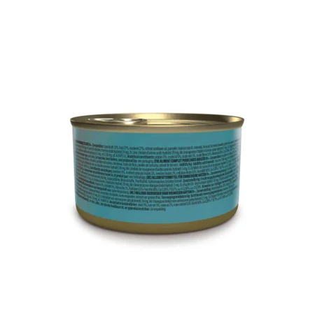 SCHESIR Silver, Atún y Caballa, comida húmeda en lata sin cereales para gatos senior, (en sopa), 70g