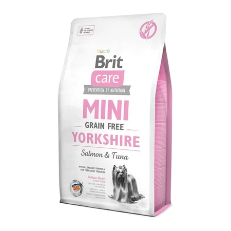 BRIT Care Mini Yorkshire, Salmon, grain-free dry food for dogs, 2kg