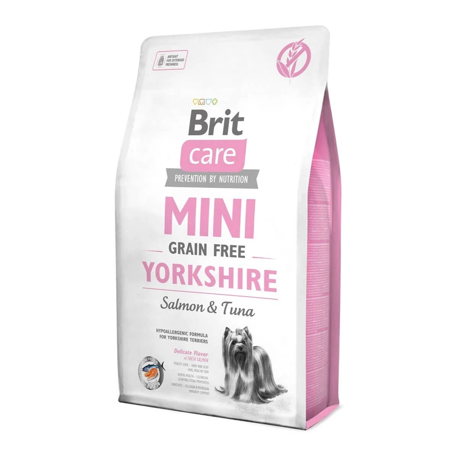 BRIT Care Mini Yorkshire, Salmon, grain-free dry food for dogs, 2kg