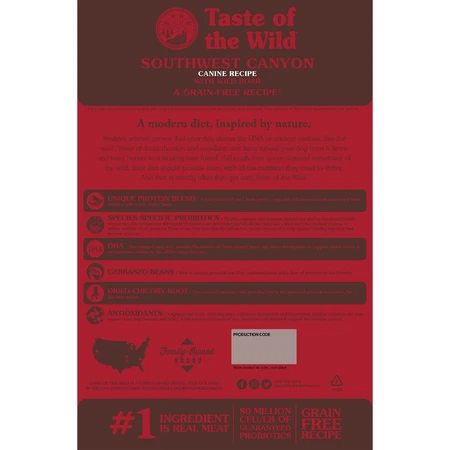 TASTE OF THE WILD Southwest Canyon, Jabalí, pienso sin cereales, 2kg