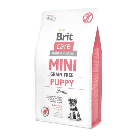 BRIT Care Mini Puppy, XS-S, Lamb, grain-free dry food for junior dogs, 2kg