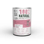 FRESH FARM Smooth Sterilized, Schweinefleisch, Feuchtfutter in Dosen für sterilisierte Katzen, (Pastete), 400g