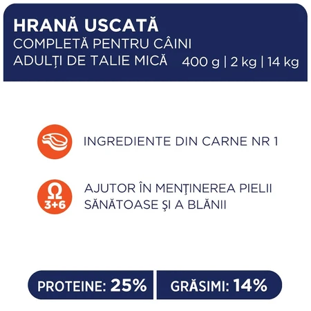 CLUB 4 PAWS Premium, XS-S, Huhn, Hundetrockenfutter, 2kg