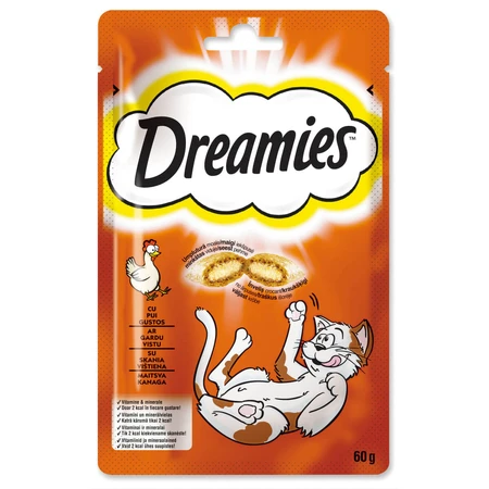 DREAMIES, Beef, Cat Reward Bag, 60g