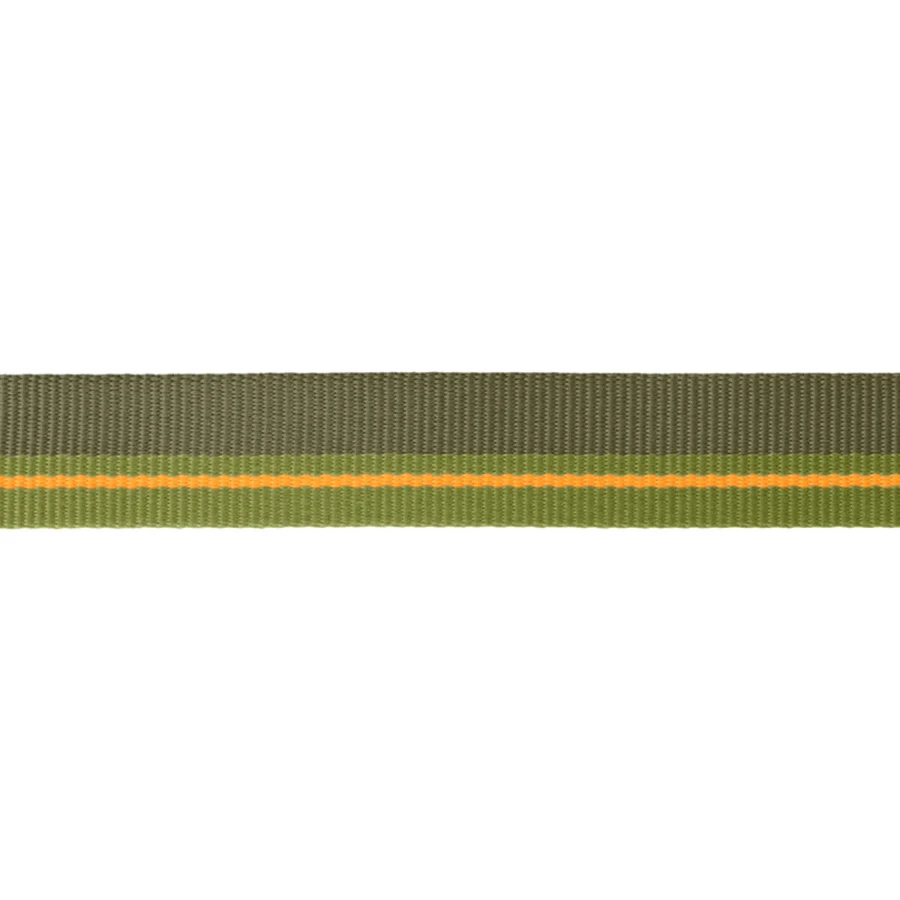 RUFFWEAR Flat Out Forest Horizon, adjustable dog collar, green and orange, S(28-36 x 2cm)