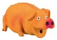 Trixie, toy pig with spikes dogs, with original sound, latex, 21cm, multicolor
