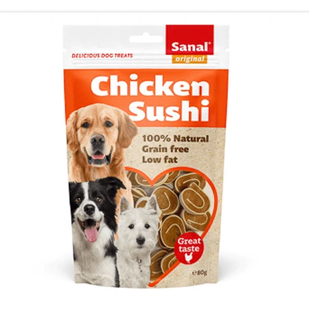 Sanal Caine with Chicken Sushi, 80 g