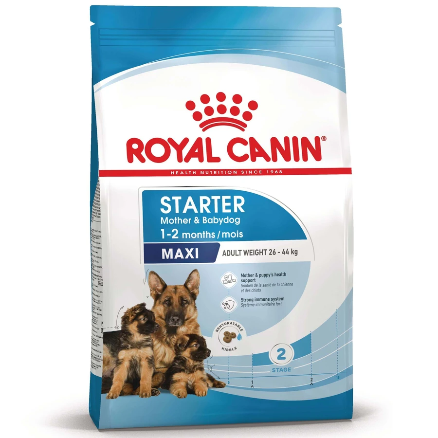 ROYAL CANIN Maxi Starter Mother & Babydog, moeder en puppy, droog hondenvoer, 4kg