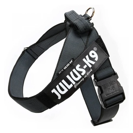 JULIUS-K9 IDC Color & Gray IDC, szelki dla psa, 2XL, 40-70kg, czarne: ceny i cechy