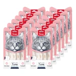 WANPY Creamy Treat, Atún y Salmón, bolsa de recompensa para gatos, (puré), 350g