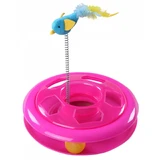 PAWISE Roundabout, interactive cat toy, plastic, intelligent, physical activities, various colors, ⌀26 cm