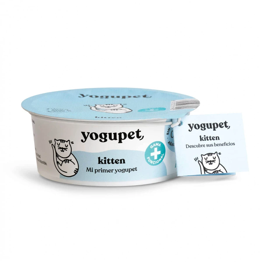 YOGUPET Kitten Yoghurt, junior cat treats, (topping), 110g