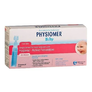 PHYSIOMER Unidosis Ampollas Isotónicas para Bebés 30x5ml