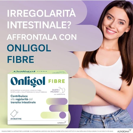 Onligol oplosbare vezels, pruim, 20 sachets