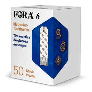Tiras reactivas Fora 6 BZ, ForaCare Europe GmbH
