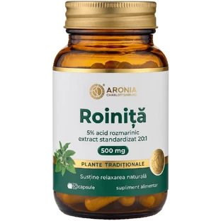 Rosmarin 500 mg - 60 Kapseln mit konzentriertem Extrakt aus Rosmarin für natürliche Entspannung, Ruhe und erholsamen Schlaf | Traditional Herbals
