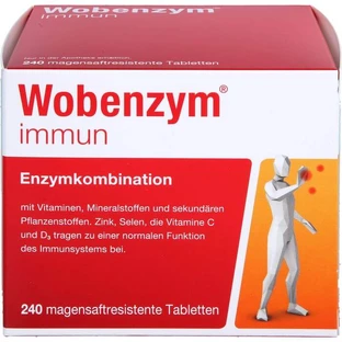 WOBENZYM immune enteric coated tablets 240 pcs.