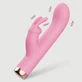 Nola Vibrador Conejito de Silicona Curvo 10 Funciones - Rosa
