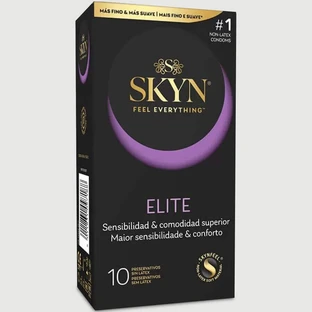 Préservatifs ultra-minces sans latex Skyn Elite - 10 pièces