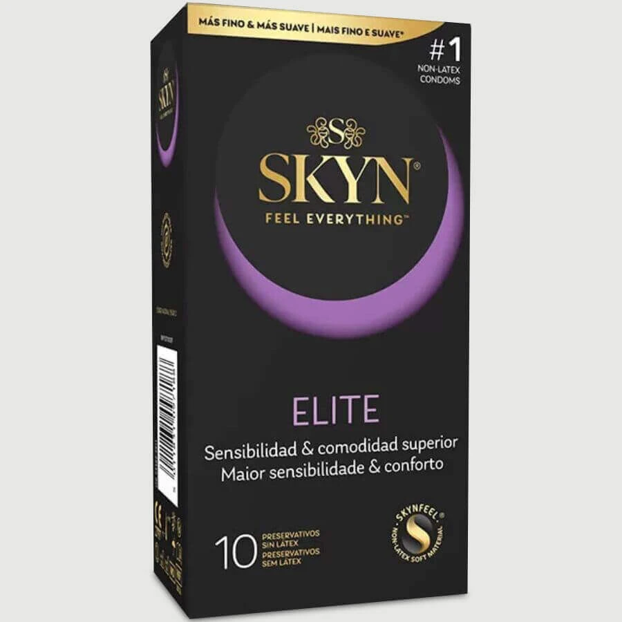 Préservatifs ultra-minces sans latex Skyn Elite - 10 pièces