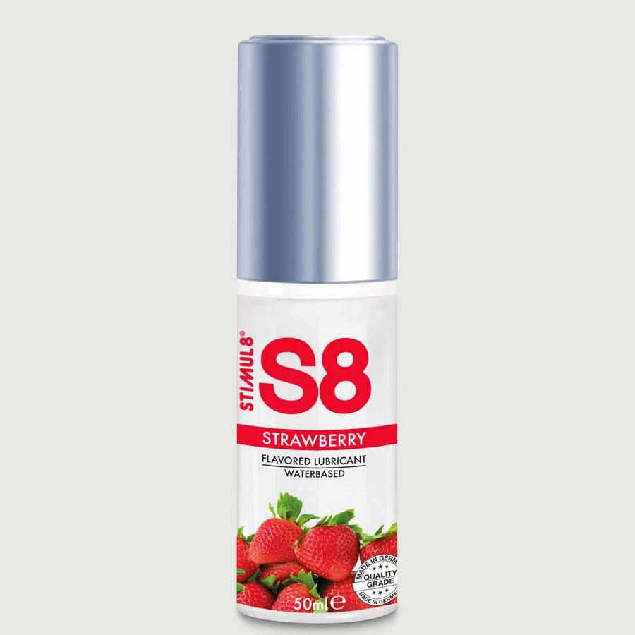 S8 Lubricante a base de agua sabor fresa - 50 ml