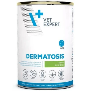 Dermatose Kaninchen und Kürbis Diät Hundefutter, 400 g, Vetexpert