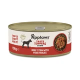 Toppers wet dog food with beef and vegetables, 156 g, Applaws