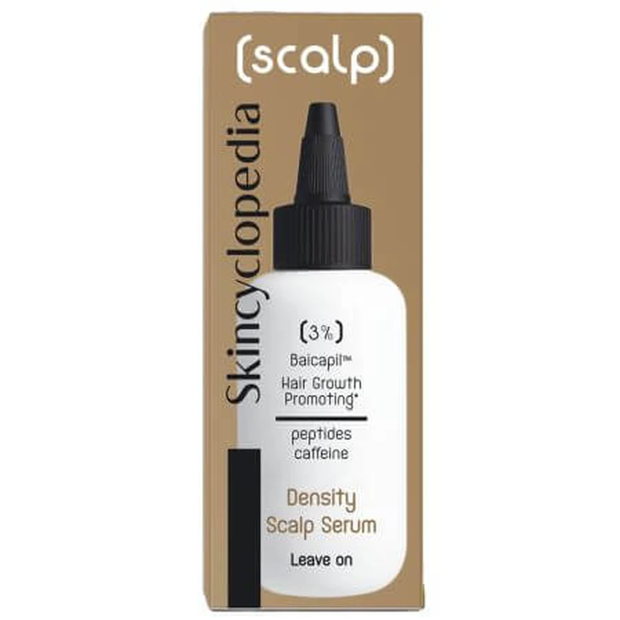 Serum with 3% peptides and caffeine for hair growth Density Scalp Serum, 100 ml, Skincyclopedia