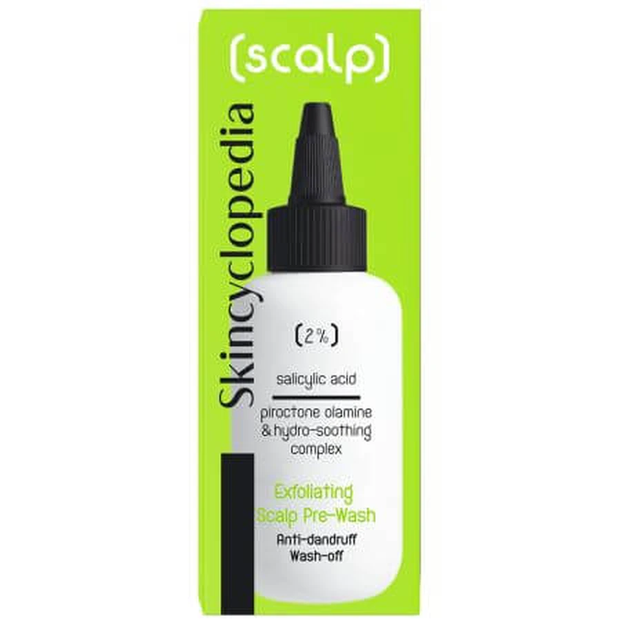Tratamiento exfoliante del cuero cabelludo con ácido salicílico al 2%, 100 ml, Skincyclopedia